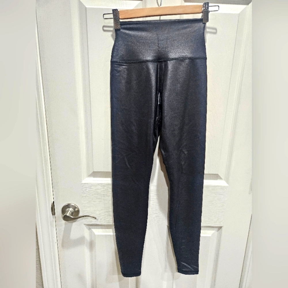 SPIRITUAL GANGSTER FAUX LEATHER LEGGINGS BLACK XS New without tags